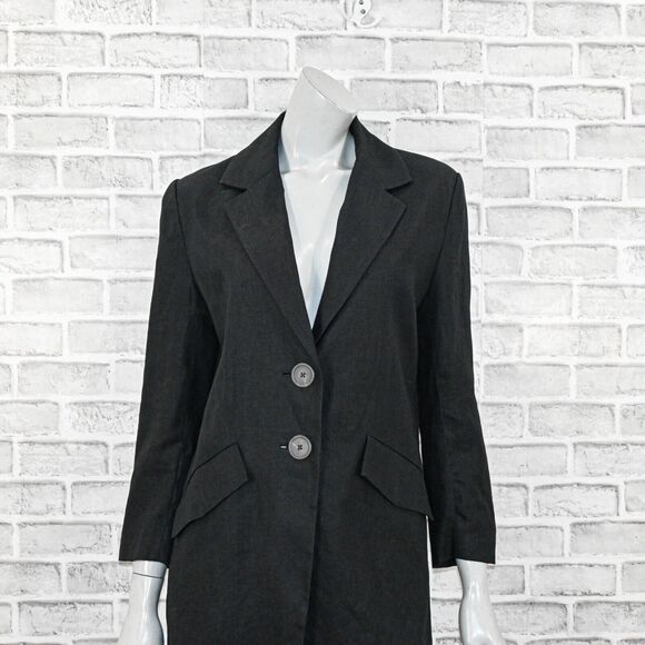 MARA HOFFMAN Women's Tatum Blazer Jacket lightweight hemp size XS - Picture 9 of 10